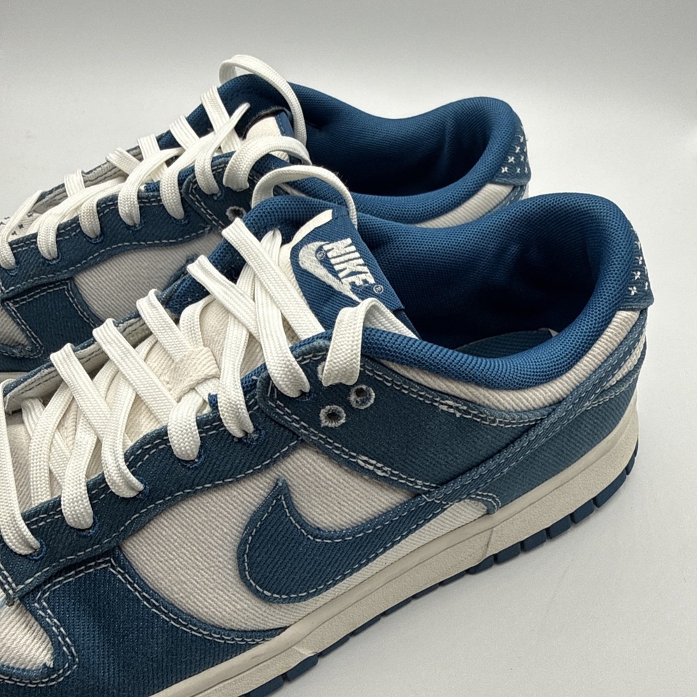 Nike Dunk Low SE Sashiko Industrial Blue Summit White Men's 11 DV0834-101 - Picture 6 of 12